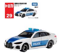 Takara Tomy Tomica No.29 BMW I4 P0LICE, vehículo de Motor de aleación, modelo de Metal fundido a presión, juguetes de regalo de Navidad para niños 29
