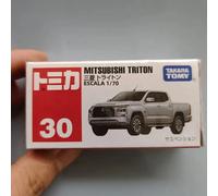 Takara Tomy Tomica No.30 Mitsubishi Triton coche de juguete de aleación vehículo de Motor modelo de Metal fundido a presión juguetes de regalo de Navidad para niños No.30