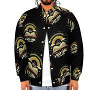 Take A Deep Look It's The Book - Chaqueta de béisbol para hombre, sudadera con botones, abrigos de manga larga, Estilo:, XXS