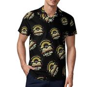 Take A Deep Look It's The Book Fashion - Camiseta de manga corta para hombre, para golf, tenis, trabajo, camiseta deportiva, Estilo:, L