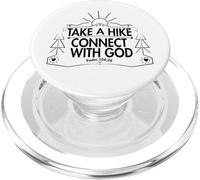 Take a Hike and Connect with God Spiritual Nature Print PopSockets PopGrip para MagSafe