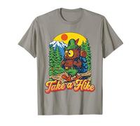 Take A Hike Retro Woodsy Owl Give a Hoot Vintage Hiking Camiseta