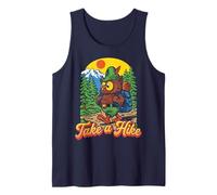 Take A Hike Retro Woodsy Owl Give a Hoot Vintage Hiking Camiseta sin Mangas