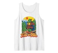 Take A Hike Retro Woodsy Owl Give a Hoot Vintage Hiking Camiseta sin Mangas