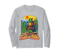 Take A Hike Retro Woodsy Owl Give a Hoot Vintage Hiking Manga Larga