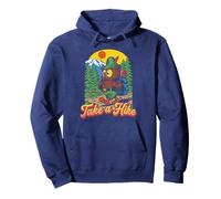 Take A Hike Retro Woodsy Owl Give a Hoot Vintage Hiking Sudadera con Capucha