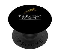 Take A Leap of Faith Frog Positive Inspiring Mindset Cita PopSockets PopGrip Adhesivo