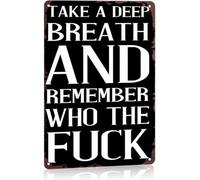 Take a Second and Remember Who Rules Metal Sign 8 X 12 in