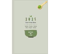 Take a Sip of Matcha Daily Planner: Cute & Artsy Undated Tracker for Students & Young Professionals - Aesthetic Productivity Organizer, Journal with Coffee and Phone Screen Inspired Design, 6x9 in