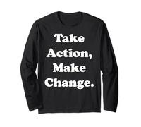 Take Action Make Change Empowering Message Manga Larga
