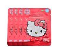 TAKE CARE | Mascarillas de tela hidratante Hello Kitty | Hidratación intensa | Apto para cualquier piel | Fórmula suave | +90% de ingredientes naturales | Vegano | Juego de 4