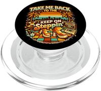 Take Me Back Disco 70's Keep On Steppin Retro Dance Vibes PopSockets PopGrip para MagSafe