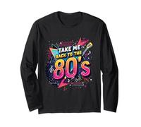 Take Me Back to 80's Retro Emocionante Music Energy Throwback Manga Larga