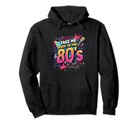 Take Me Back to 80's Retro Emocionante Music Energy Throwback Sudadera con Capucha