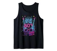 Take Me Back to the 80's Retro Electric Guitar Fun Emocionante Camiseta sin Mangas
