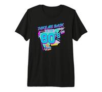 Take Me Back to The 80s Retro Vintage Halloween Costume 80s Camiseta Premium