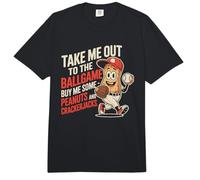 Take Me out To Ball Juego Divertido Béisbol Comfort Colors Adult Heavyweight T-Shirt