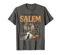 Take Me to Salem Massachusetts Vintage Retro Halloween Witch Camiseta