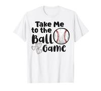 Take Me To The Ball Juego Béisbol Deportes Deporte Hombres Mujeres Diversión Camiseta