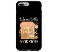 Take Me to The Book Store Cozy Bookshop Cat Aesthetic Carcasa para iPhone 7 Plus/8 Plus