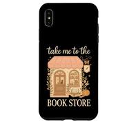 Take Me to The Book Store Cozy Bookshop Cat Aesthetic Carcasa para iPhone XS MAX