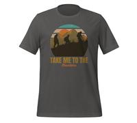 Take Me to The Mountains Scenic Adventure Lover - Camiseta unisex para adulto, Asfalto, XXL