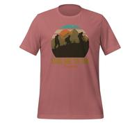 Take Me to The Mountains Scenic Adventure Lover - Camiseta unisex para adulto, malva, M