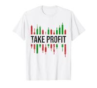 Take Profit: Amantes del Comercio de inversores y Comerciantes de criptomonedas Camiseta gráfica económica