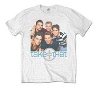 Take That - T-Shirt # S Unisex White # Group Hug