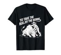 Take The Bull by The Horns Diversión para niños y Maestros Modismos Camiseta