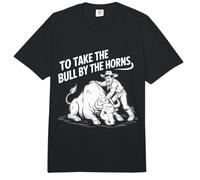 Take The Bull by The Horns Diversión para niños y Maestros Modismos Comfort Colors Adult Heavyweight T-Shirt