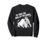 Take The Bull by The Horns Diversión para niños y Maestros Modismos Sudadera