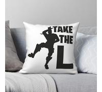 Take The L Battle Royale - Funda de almohada cuadrada de poliéster y lino, terciopelo, con cremallera, decorativa, para habitación