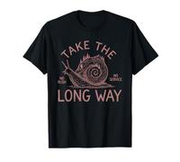 Take The Long Way Caracol Senderismo Al Aire Libre Escalada de montaña Camiseta