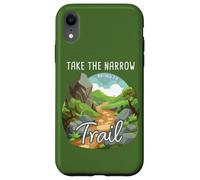 Take The Narrow Trail - Matthew 7:14 Christian Faith Camping Carcasa para iPhone XR