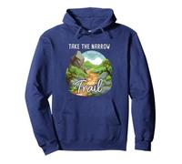 Take The Narrow Trail - Matthew 7:14 Christian Faith Camping Sudadera con Capucha