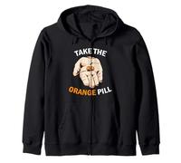 Take The Orange Pill I Crypto Bitcoin Sudadera con Capucha