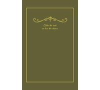 Take the risk or lose the chance: Optimistic Gift Notebook Journal for Girls Friends and Family | size 5x8 inch | khaki shiny cover | 80 blank creme pages with decorative header (Decorative 80)