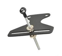 Takedown Recurve Bow Sight Single Pin Sight Longbow Target Viewer Accesorio de arco de acero inoxidable Montaje de tornillo de pulgar Herramienta de desmontaje rápido (negro)