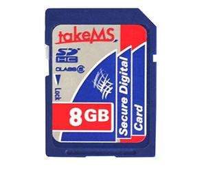 TakeMS - Tarjeta de Memoria Secure Digital (SD) SDHC 8 GB Clase 6