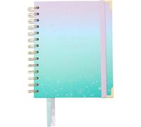 Takenote Agenda 2026 - Tamaño A6 (13,5x18 cm), Semana Vista, Planificador Anual 12 Meses Enero a Diciembre, Espiral Doble Dorada, Marcapáginas Doble, Goma Elástica, Español e Inglés - Diana