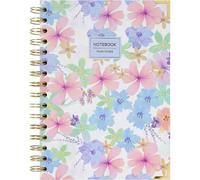 Takenote Cuaderno A5 - Interior Liso, 96 Hojas Blancas, Notebook Tamaño 15,5x21,5cm, Tapa Dura, Espiral Doble Metálica (Wire’o) - Violet