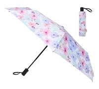 Takenote Paraguas Plegable - Botón de Apertura y Cierre Automático, Resistente al Viento, Medidas Grandes: 55x97 cm (Abierto), Capacidad para 2 Personas, Funda de Transporte y Asa - Violet