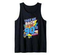 Takes Me Back To The 90s Vintage 90s Retro 90s Cute 90s Fun Camiseta sin Mangas