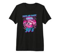 Takes me Back To The 90s Vintage Colorful Summer Theme 90s Camiseta Premium