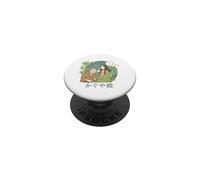 Taketori Monogatari - Cortador de bambú con Luna PopSockets PopGrip Adhesivo