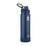Takeya Actives 24 oz Vacuum Insulated Stainless Steel Water Bottle with Spout Lid Premium Quality Midnight Blue
