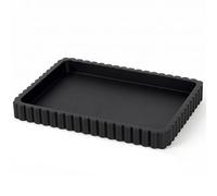 Takingup Bandeja otomana, Bandeja otomana Decorativa Cuadrada, bandejas Decorativas de Madera para Mesa de Centro, decoración del hogar, Negro para Mesa de Centro