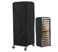 Takingup Funda para Rejilla para Bollos, 23x28x64 Pulgadas, Tela Oxford 210D, Cubierta para Rejilla para Pan con Cierre de Cremallera y Lado Enrollable para Almacenamiento de panadería, Bollo