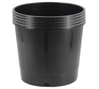 Takingup Macetas de vivero de 3 galones, 5 Unidades, ventiladas y Resistentes, de 11, 4 x 9, 8, Color Negro, de Polipropileno para plántulas de Flores, Verduras, Plantas y Suministros de jardinería